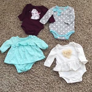 Baby girl Long sleeve onesies